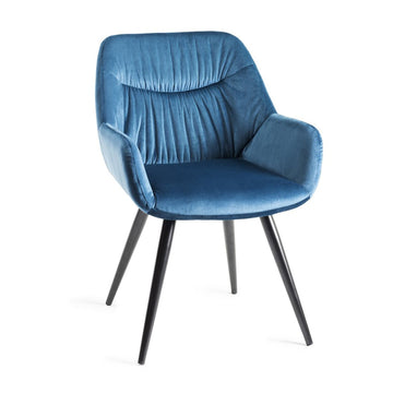 Bentley Designs Dali Velvet Chairs (Pair)